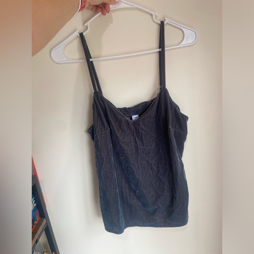 Dark Blue Old Navy Velvet Top